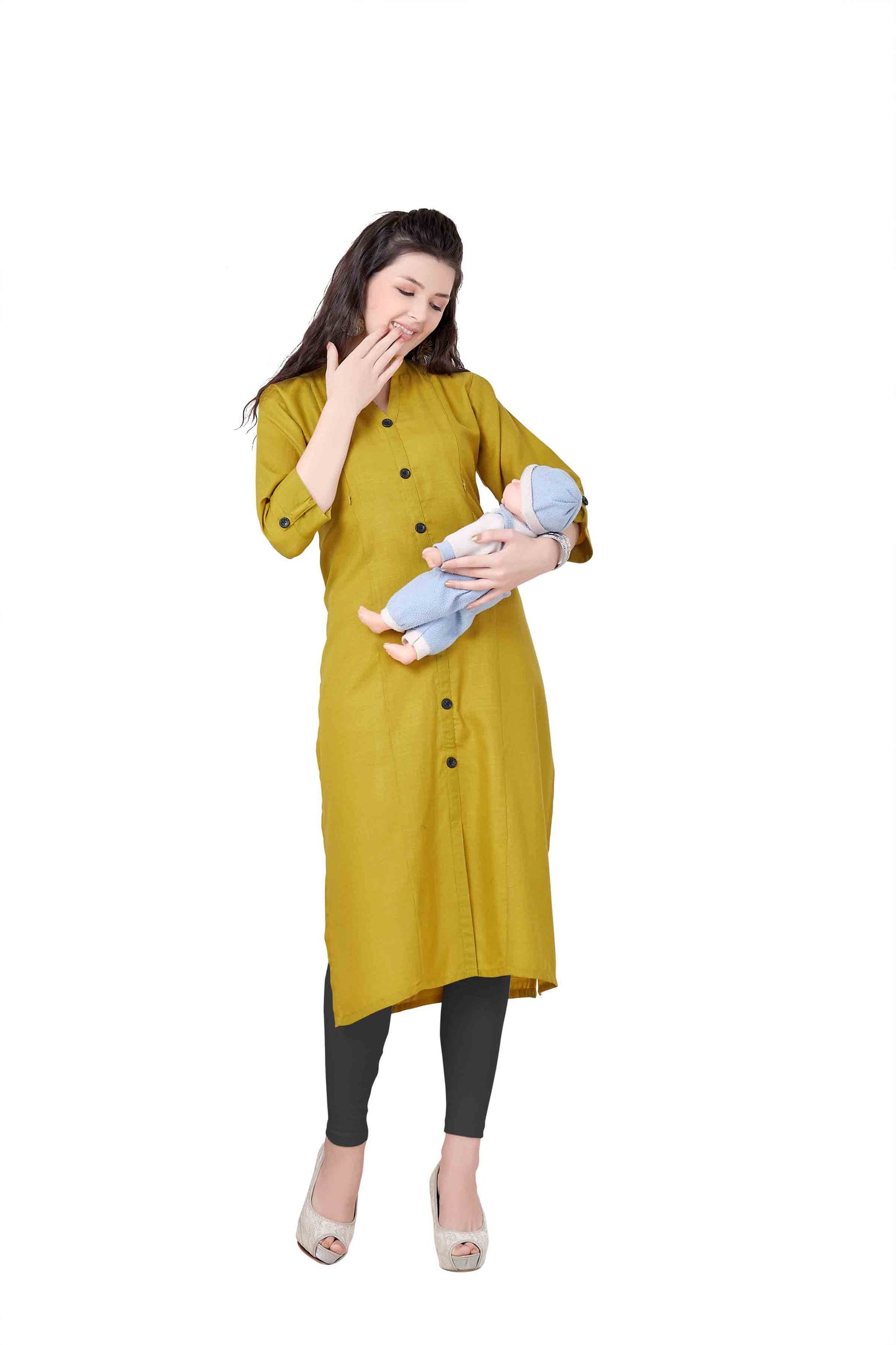 Women Maternity Kurta for Pre and Post Pregnancy