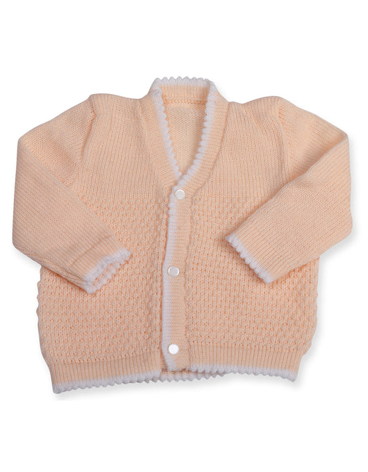 CUBS & HUGS Baby Sweater Front Open Coat- Beige