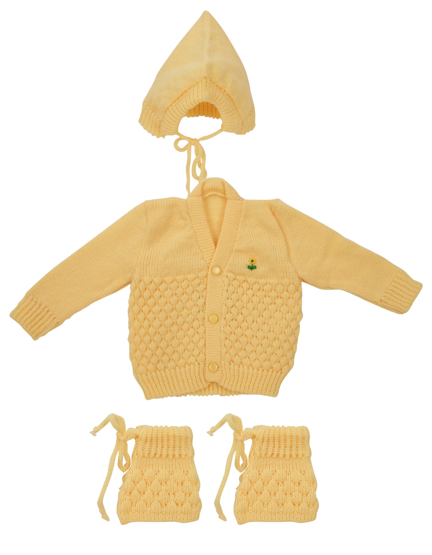 Soft Knitted Baby Sweater Warm and Cozy- Mango