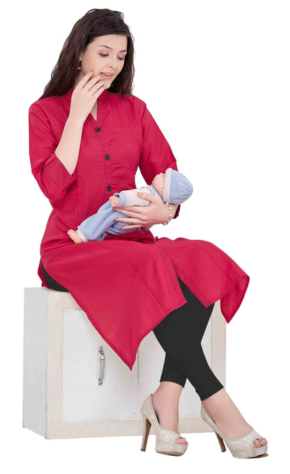 Women Maternity Kurta for Pre and Post Pregnancy