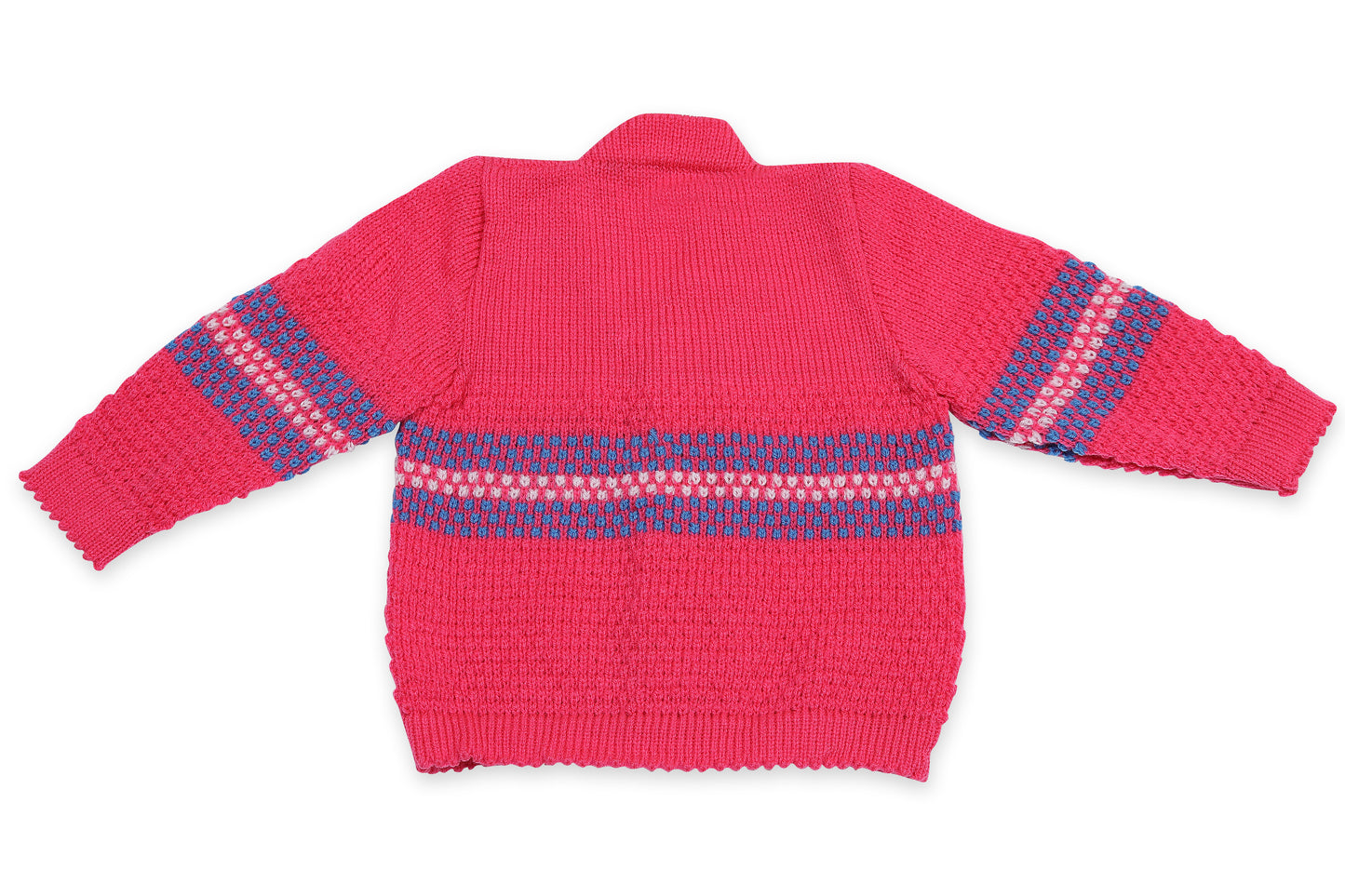 Baby Knitted Sweater, Leggings, Cap & Booties Full Suit (4 Pcs) Strawberry