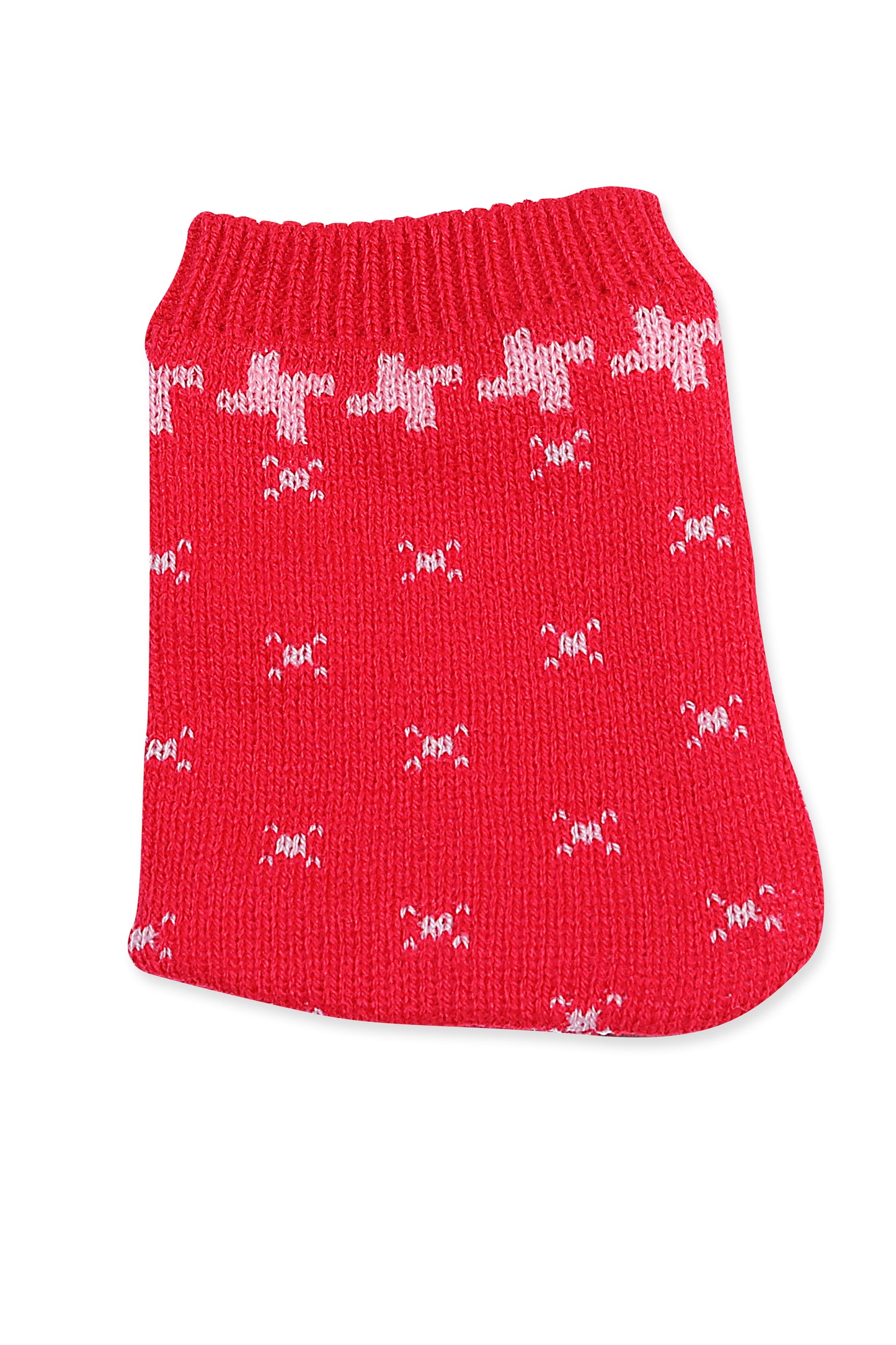 Baby Knitted Sweater, Leggings, Cap & Booties Full Suit- ABC 123 (4 Pcs) Strawberry
