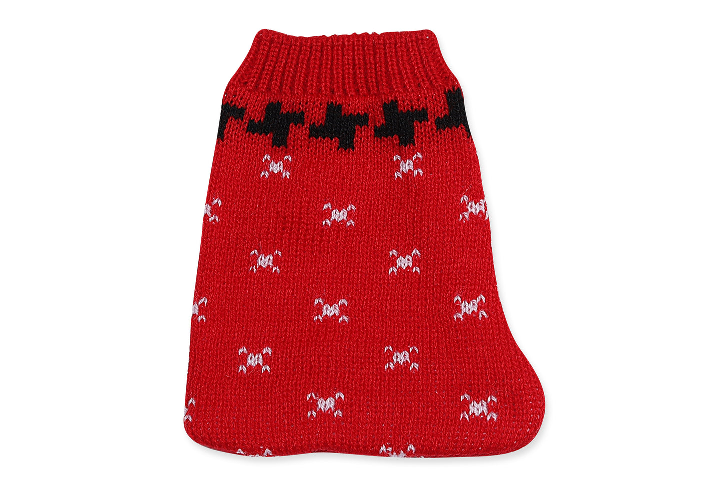Baby Knitted Sweater, Leggings, Cap & Booties Full Suit- ABC 123 (4 Pcs) Red