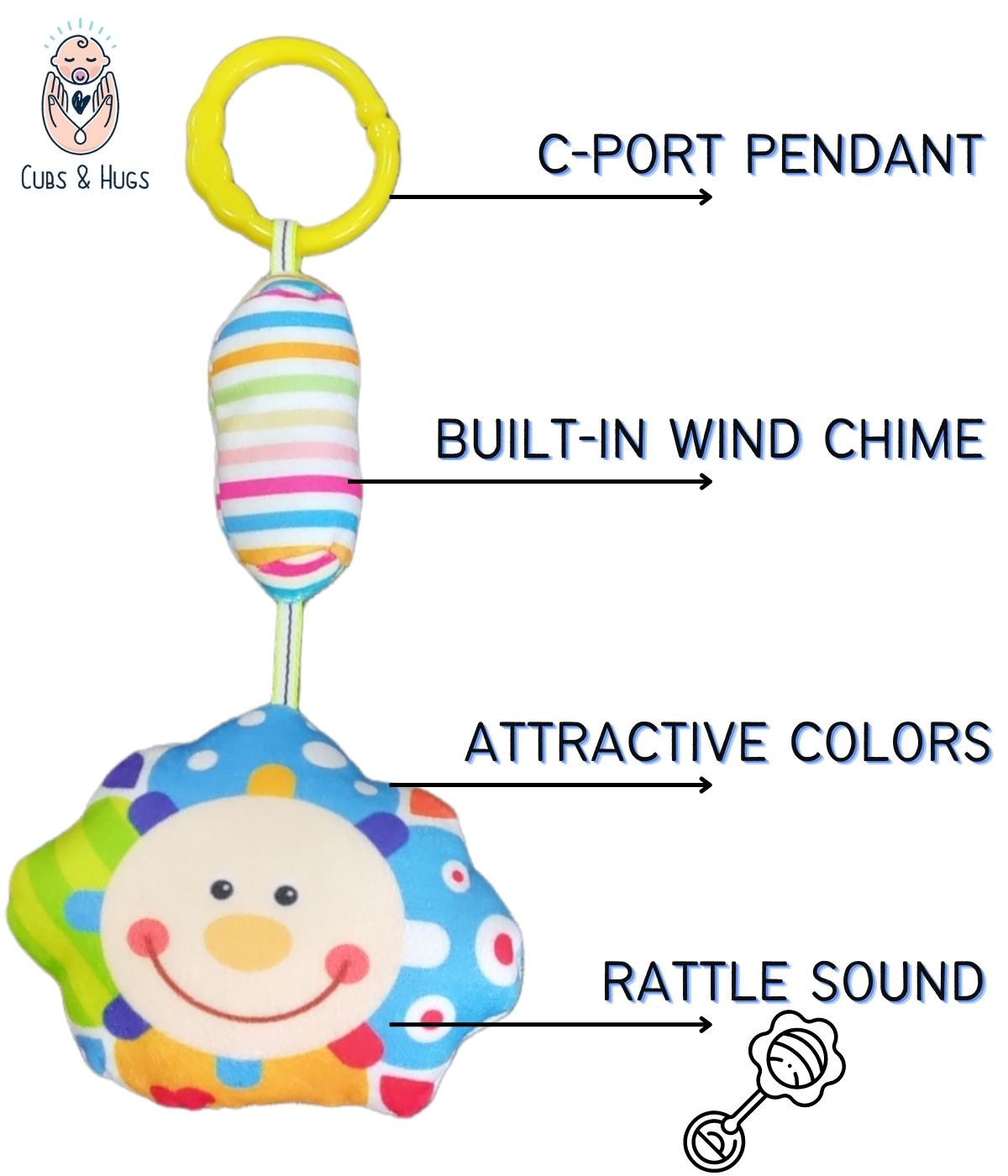 Hanging Toys for New Born (Smiley)